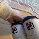 FILA  Original Fitness Athletic Shoe White Navy Red LOGO Size 9 Photo 6