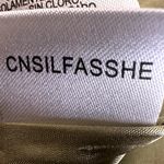 BCBGMAXAZRIA Vintage  Silk Dress Strapless Mini Y2K Pleated Tie Waist Green 6 Photo 6