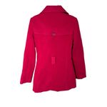 Y2K Jou Jou Double Breasted Peacoat Wool Blend Magenta L Juniors Pink Size undefined Photo 4