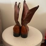 Laredo VTG  Womens Size 6.5 Camel Tan Leather Roper Fashion Western Cowboy Boots Photo 4