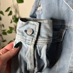 PacSun  Cropped Distressed Light Wash Denim Jacket Photo 2