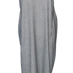 Malia‎ Mills Soirée Dress Black and White Stripe Size 4 Quiet Luxury Resort EUC Photo 0