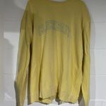 Champion Light Yellow Crew Neck Women's Sweater Size XL Photo 0