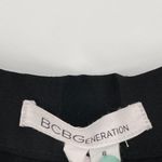 BCBG BCBGeneration Faux Leather Panel Patch Pocket High Waisted Shorts Black Size 8 Photo 6