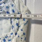 American Eagle  Floral tie back mini linen blend dress size XS Photo 9