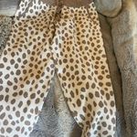 Ann Taylor Sweater Knit Leopard Print Jogger Pants Photo 2