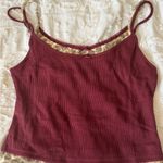Urban Outfitters NEVER WORN Burgundy and Leopard Pajama Set Photo 4