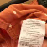 Madewell Drapey Pull On Polka Dot Shorts Orange White Small Photo 5