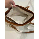 Liz Claiborne  Shoulder Bag - Hang Bag - Purse - Beige and Brown Photo 6