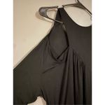 Future Collective Black Long Sleeve Scoop Neck Cold Shoulder Maxi Dress XXL Photo 2