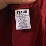 STAUD π Cadence Embellished Satin Maxi Dress in Rust Sz 4 Photo 6