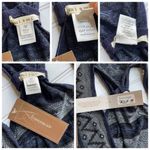 Miami Francesca Knit Sweater vest Navy Blue Size Medium NWT Tribal Festival Photo 4