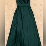 Alfred Sung NWOT  Satin Twill One Shoulder A-line Pocket Gown Dress sz 4 Photo 2