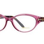 Tom Ford  90's Glasses Eyeglass Frames Floral Plum Purple AS-IS w Discoloration Photo 0