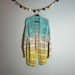 Anthropologie  Pilcro Oversized Technicolor Dream Open Cardigan Sweater Photo 1