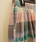 Vintage 1980s Pink ILGWU Made In USA Wool Plaid Kilt Pleated Skirt Size 7 Photo 4