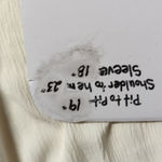 1. State  NEW antique white off the shoulder top‎ size medium eyelet sleeves Photo 11