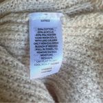 Abound  Women's Size XS Beige Oatmeal/Light Heather Mock Neck Ribbed Long Sweater Photo 3