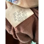 Lady’s Image Blazer Medium Rust Red Blazer Jacket Lagenlook Artsy Linen Brown Photo 5