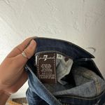 7 For All Mankind  Women's 26 Dark‎ Wash Low Rise Straight Leg Jeans Photo 6