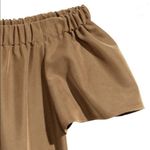 H&M Khaki off the shoulder dress Photo 2