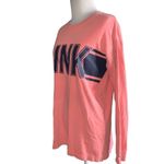 PINK - Victoria's Secret Victoria Secret PINK Long Sleeve Pullover Top Pink With Black Logo SP Photo 1