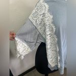 Andthewhy lace trim on sleeves unique pastel blue Photo 1