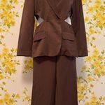Trendy Boutique Chocolate Brown Pantsuit size M Size M Photo 3