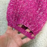 Anthropologie Pilcro Textured Tunic Wool Blend Pink Sweater Size M *Flaw Photo 5