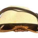 Snakeskin Mini Bucket Bag w/drawstring top! Brown Photo 1