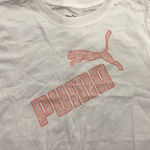 Puma  Imprint Logo T-shirt in White, Size S​​​​​ Photo 1