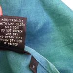 Willi Smith Willi Smith 100% Irish Linen Layered Ruffle Hem Skirt Womens 8 Green Feminine Photo 6