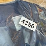 Vince Velour Crewneck Sweatshirt Black Gold Zip Detail Women's Size L Photo 10