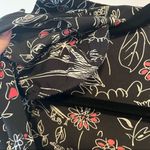 Notations  Petite Small Novelty Printed Short Sleeve Button Down Shirt Photo 3