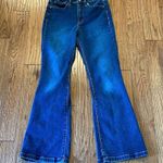 Gap  70’s high rise flare dark wash jeans 29r Photo 3