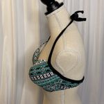 Venus 113  Bikini Halter Top Green Black Size 32DDD, 34DD, 36D Photo 1