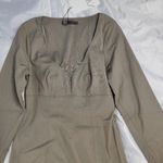 ZARA  NWT mini dress long sleeve with a slit size S Photo 8