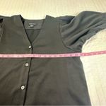 Fifteen Twenty NWOT  Elegant Black V-Neck Blouse With Bell Sleeves Photo 4