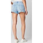 Blank NYC The Barrow Wildflower High Rise Cut Off Frayed Shorts Size 28 NWT0136 Blue Photo 1