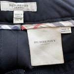 Burberry  Wool Dress Pants High Rise Pleated Stretch Black 4 32"x31" Photo 1