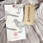 NWT Element Cross Strap Halter Slip Tank Taupe Rayon Black Straps Size Large NEW Brown Photo 6