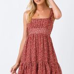 Princess Polly The Bonnie Mini Dress Maroon Photo 12