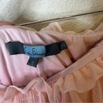 Anthropologie  Eva Franco Victoire Pink Tiered Tulle Mini Dress Womens Size 6 Photo 7