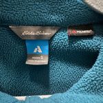 Eddie Bauer Womens S Mock Neck Full Zip Long Sleeve Jacket Teal Photo 5