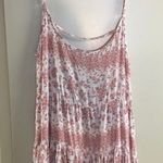 Brandy Melville Floral Print Tiered Pink Rose Jada Dress Photo 0