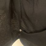 Xhilaration  Black Wrap V Neck Short Sleeve Crop Top Size XS Photo 2