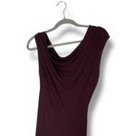 IRO Pilar Asymmetrical Burgundy Midi Dress Photo 5