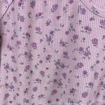 Lucky Brand  Purple floral Thermal Top size S Photo 2