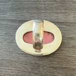 Vintage Signed PTI NEPAL 925 Sterling Silver Ring Size 8 Pink Photo 5