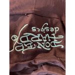 Ed Hardy Black Sleeveless Hooded Ruched Dress Embroidered Dragon Phoenix Size XL Photo 3